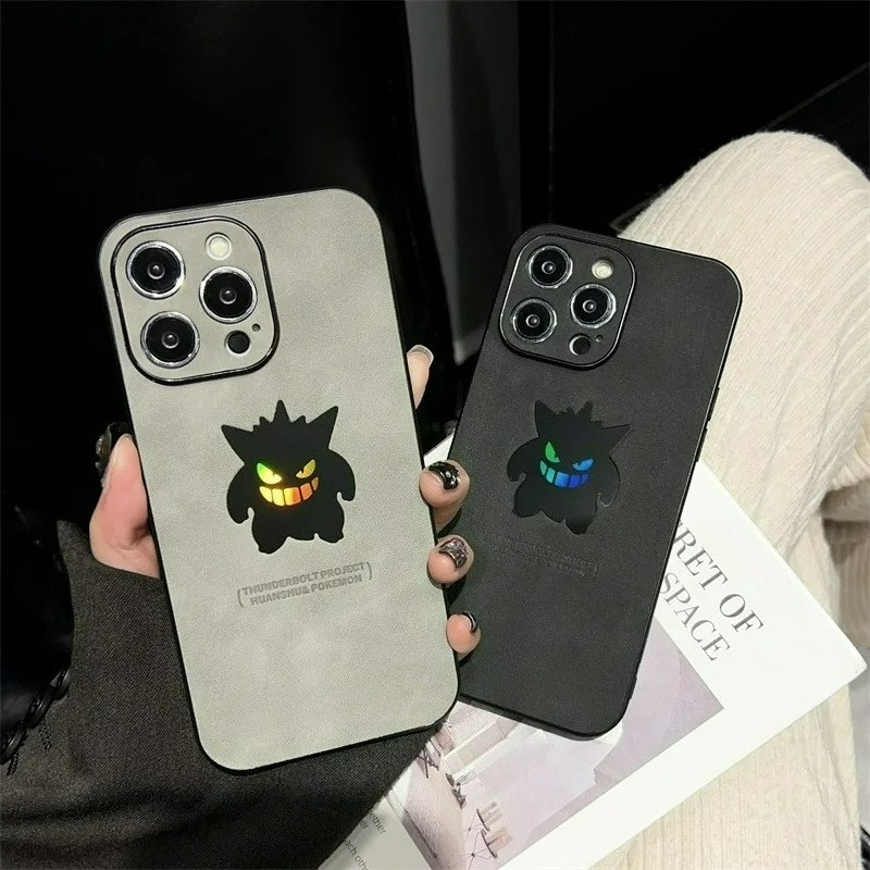 Cartoon Anime Gengar Leather T - Phone Case Anime ulasan dan harga