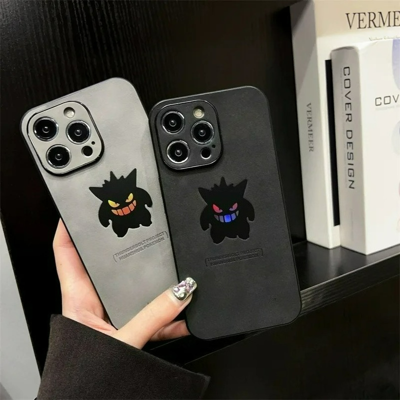 Cartoon Anime Gengar Leather T - Phone Case Anime ulasan dan harga