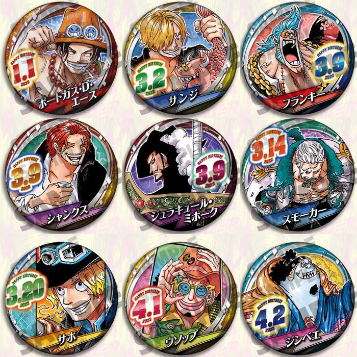 One Piece Anime Badge Pin Set  - Anime Merchandise In Chinese ulasan dan harga