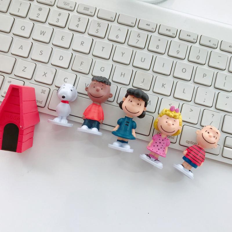 Kawaii Snoopy 12Pcs Figure Set - Anime Merchandise Figure ulasan dan harga