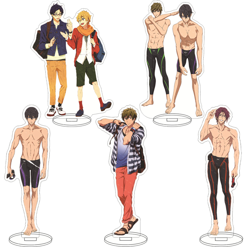 16CM Anime Acrylic Figure Free - Anime Merchandise Toys ulasan dan harga