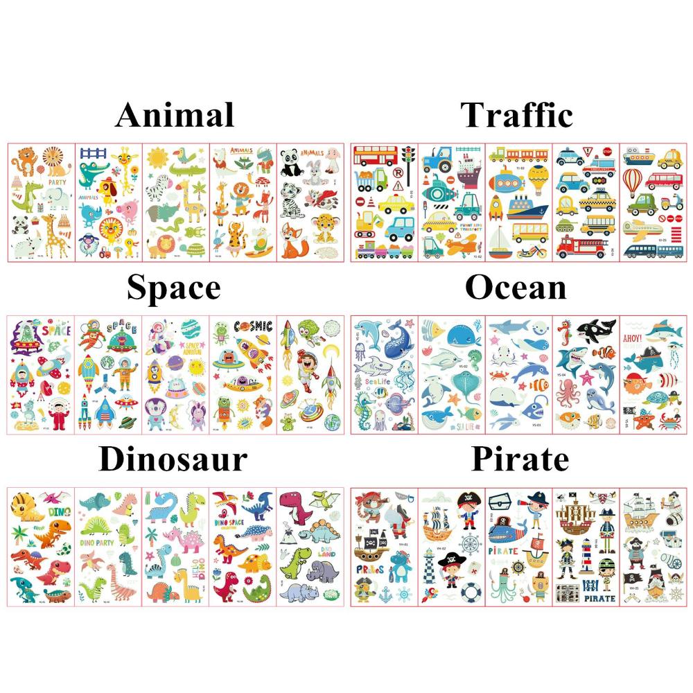 5 Sheets/set Ocean Boys and Gi - Sticker Sheet Set ulasan dan harga