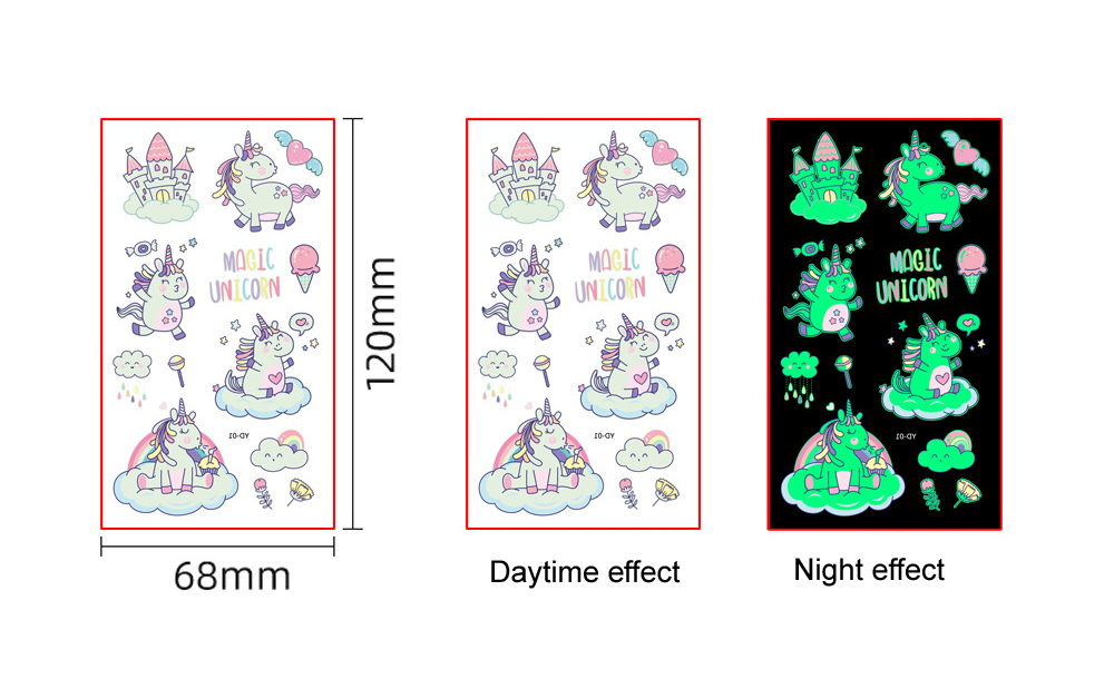 5 Sheets/Set Children Luminous - Sticker Sheet Set ulasan dan harga