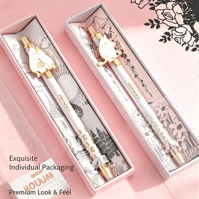 Moomin 0.5MM Gel Pen Smooth Fa - Anime Merchandise Box Set ulasan dan harga