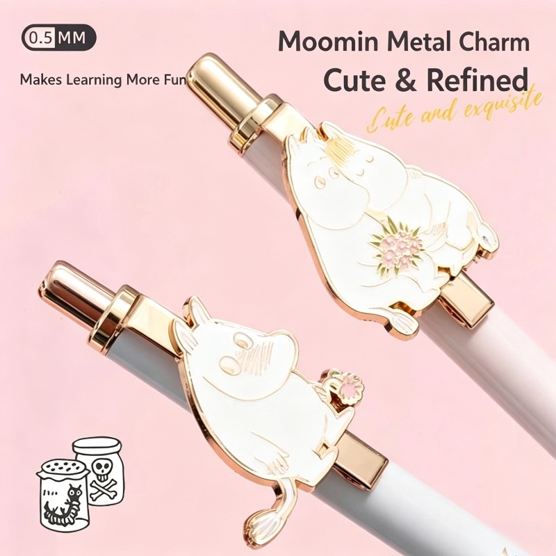 Moomin 0.5MM Gel Pen Smooth Fa - Anime Merchandise Box Set ulasan dan harga