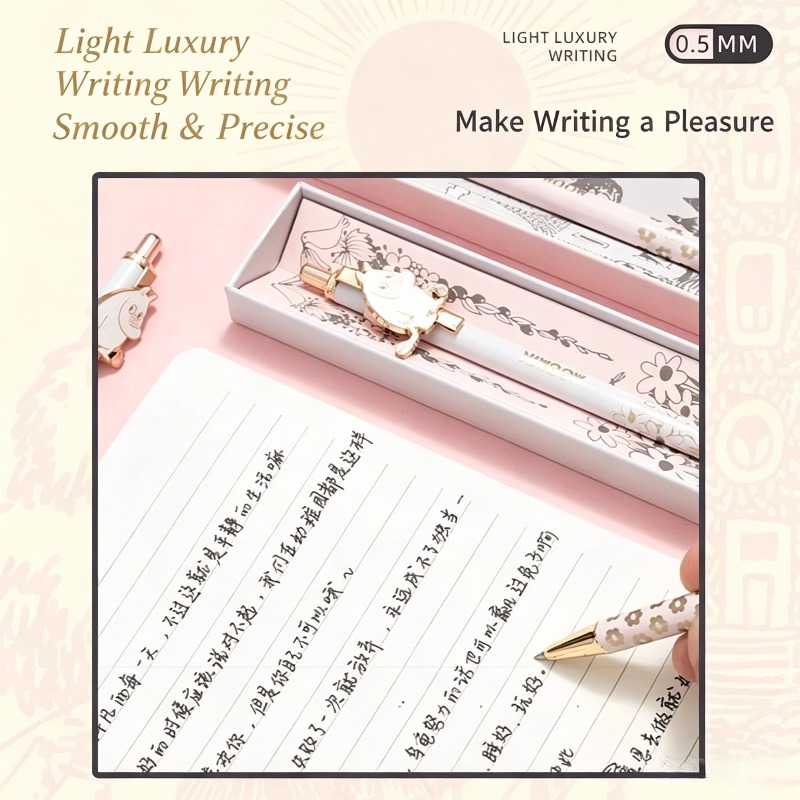 Moomin 0.5MM Gel Pen Smooth Fa - Anime Merchandise Box Set ulasan dan harga