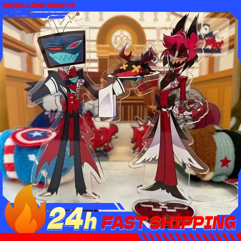 2pcs Hazbin Anime Peripherals  - Anime Merchandise Toys ulasan dan harga
