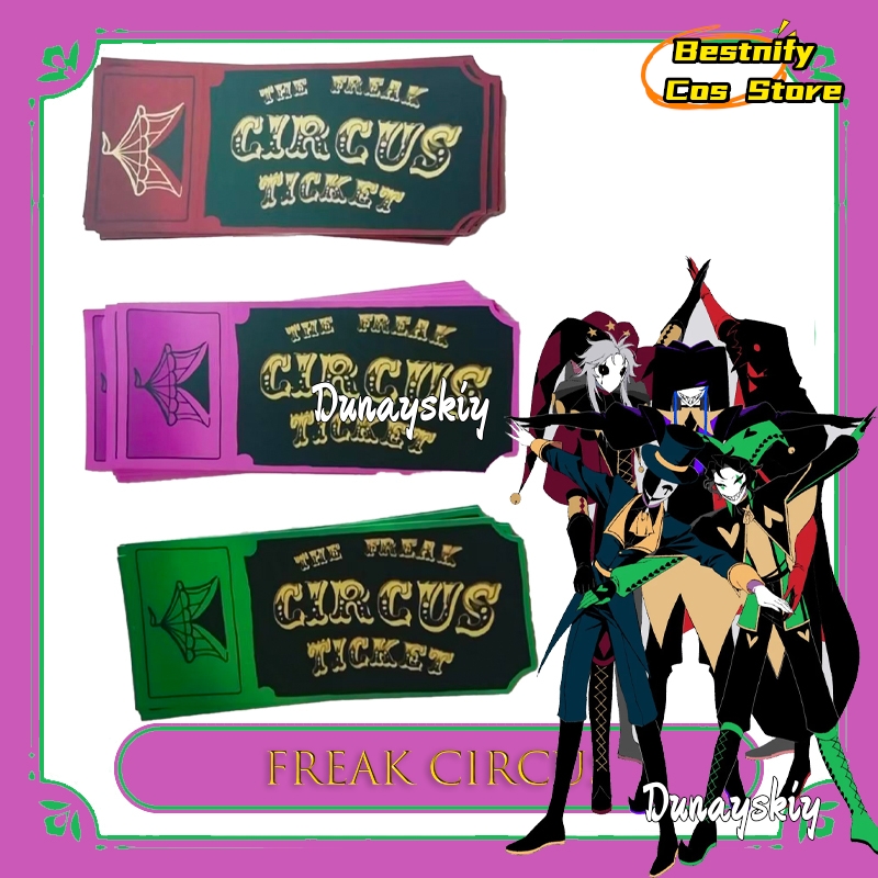 BFreak Circus Ticket Card Red  - Anime Merchandise Europe ulasan dan harga
