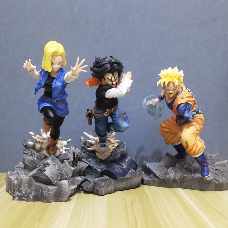 Dragon Ball Super Saiyan Gk Fi - Anime Merchandise Figure ulasan dan harga