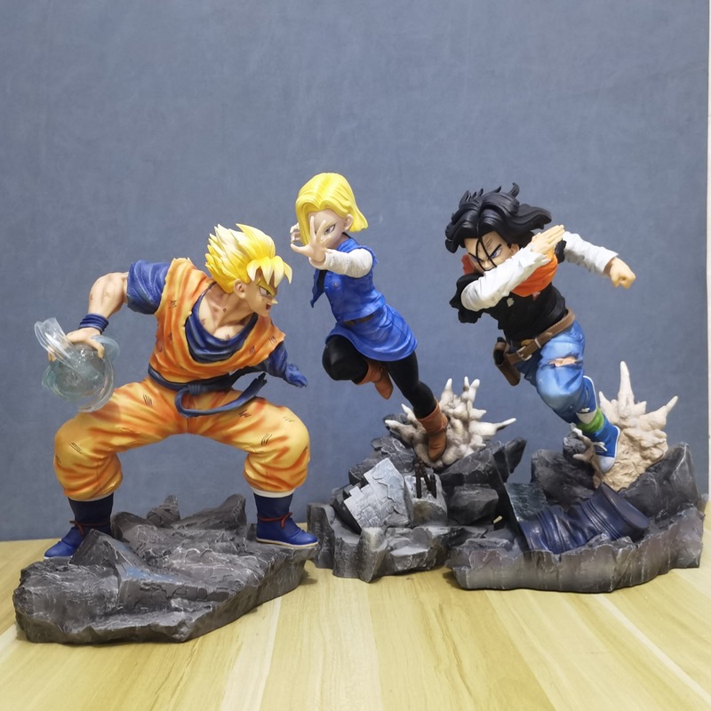 Dragon Ball Super Saiyan Gk Fi - Anime Merchandise Figure ulasan dan harga