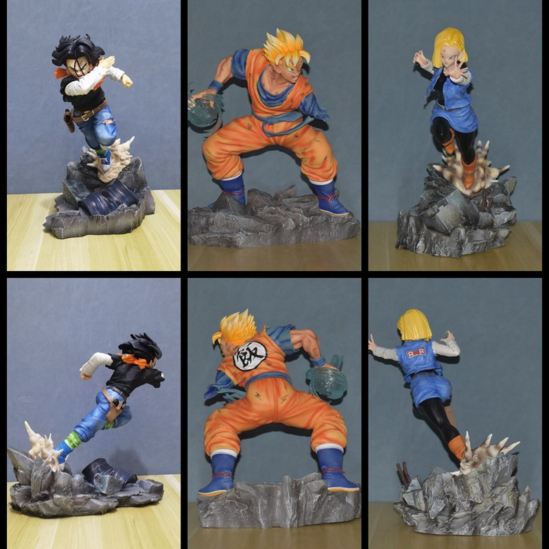 Dragon Ball Super Saiyan Gk Fi - Anime Merchandise Figure ulasan dan harga