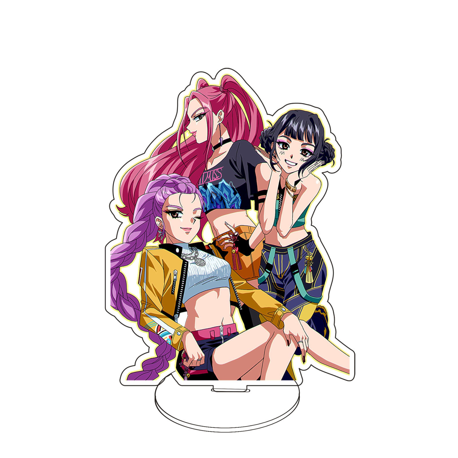 Music Girl Theme Acrylic Stand - Anime Merchandise In Chinese ulasan dan harga