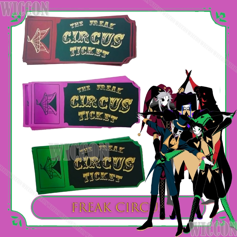 Freak Circus Ticket Card Red G - Anime Merchandise Europe ulasan dan harga