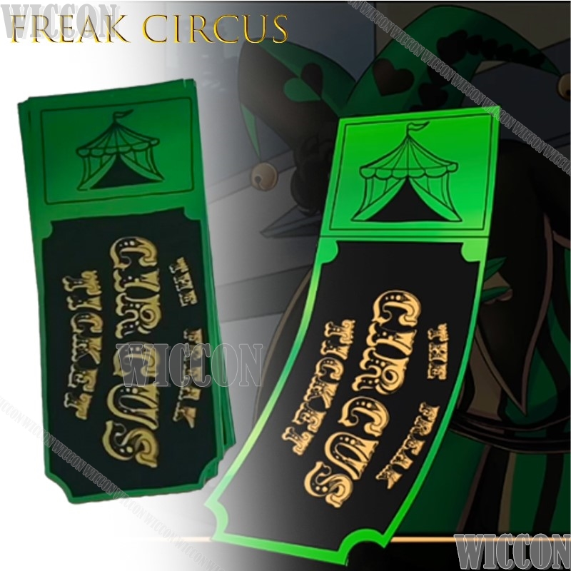 Freak Circus Ticket Card Red G - Anime Merchandise Europe ulasan dan harga