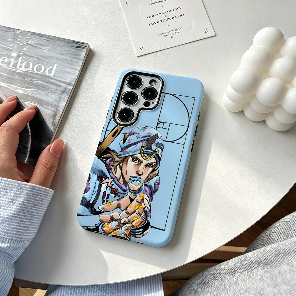 Hot cool Anime J-JOJO Steel Ba - Phone Case Anime ulasan dan harga