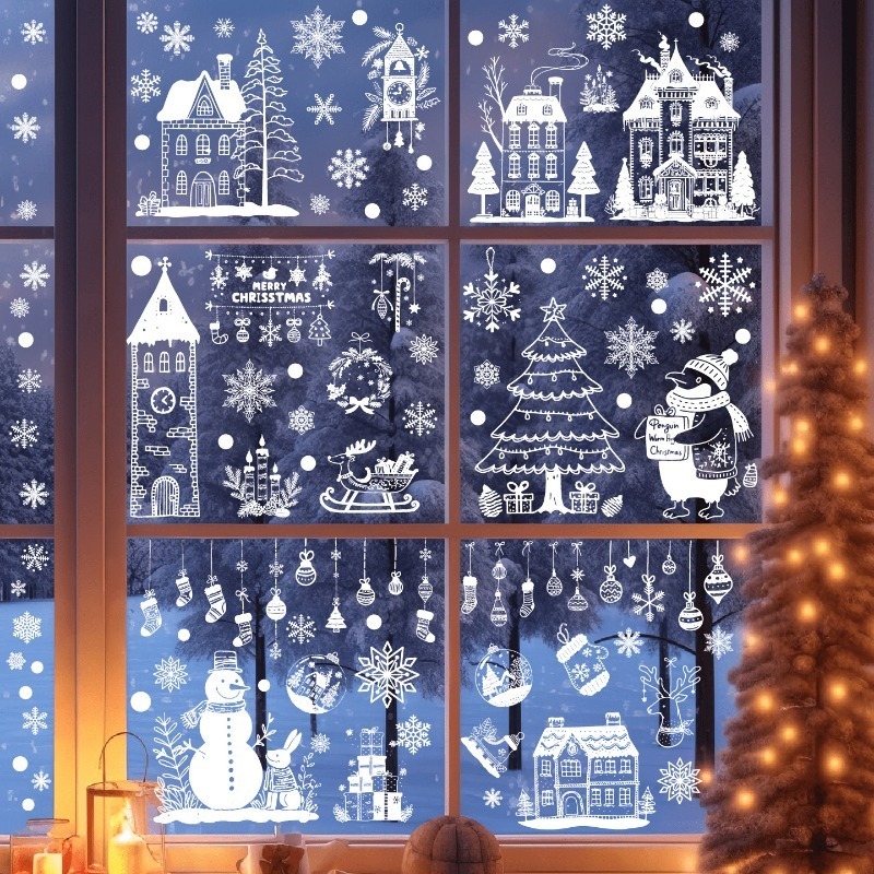 9 Sheets/set of New Christmas  - Sticker Sheet Set ulasan dan harga