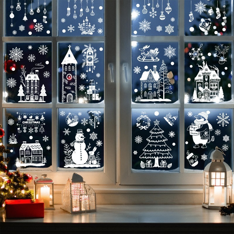 9 Sheets/set of New Christmas  - Sticker Sheet Set ulasan dan harga