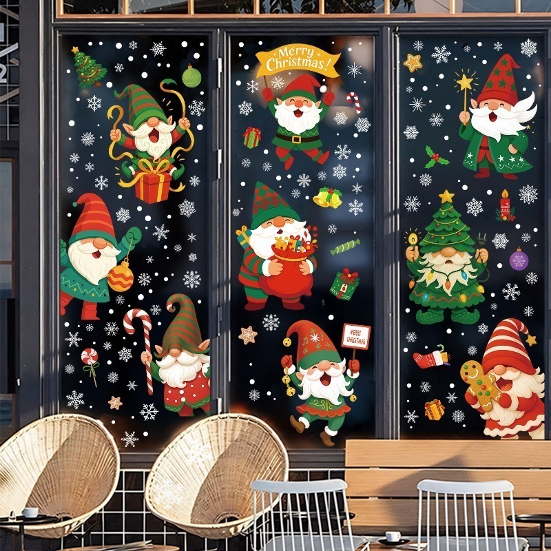 9 sheets/set of Santa Claus el - Sticker Sheet Set ulasan dan harga